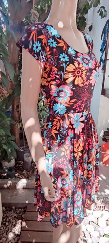 Imagen 9 de 10 de Vestidos Pin Up Floreados Seda Fria