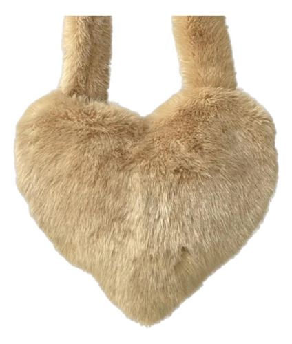/ Bolso De Felpa Para Mujer, Bolso Bandolera Larga Caqui