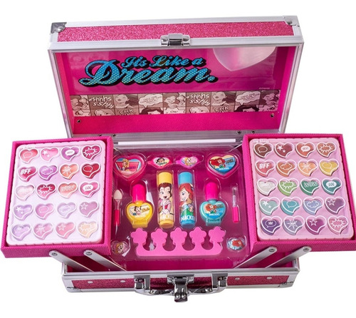 Imagen 3 de 3 de Juego De Maquillaje Para Niñas De Princesas