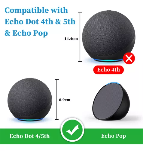 Soporte De Pared Plusacc Para Alexa Echo Pop Echo Dot De 4.ª