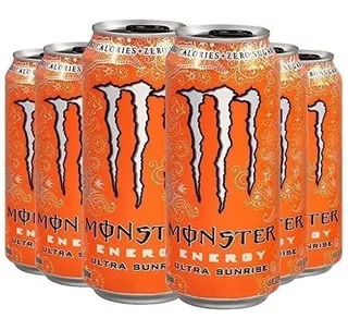 Monster Energy Sunrise 473ml - Six Pack - Berlin Bebidas