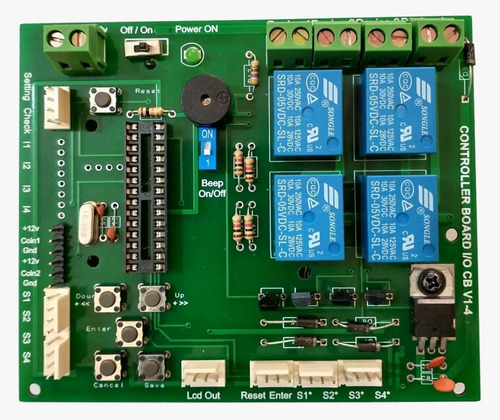 Placa Vending Machine - Para Automação Sinuca Bilhar 1 Saída