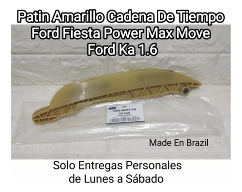 Patin Amarillo Cadena Tiempo Fiesta Power Max Move 1.6 Ka