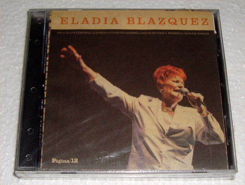 Eladia Blazquez Pagina/12 Cd Sellado / Kktus