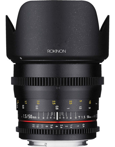 Rokinon 50mm T1.5 As Umc Cine Ds Lente Para Sony E Mount