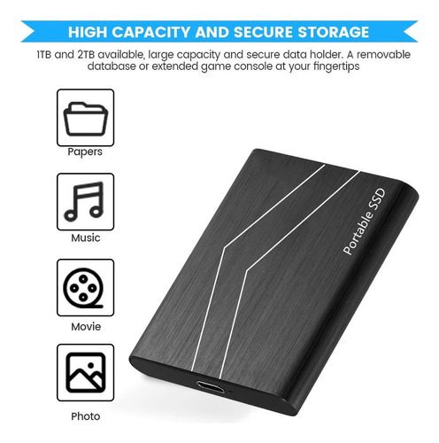 - Ssd 16tb Usb3.1 Disco Duro Portátil Sólido Externo
