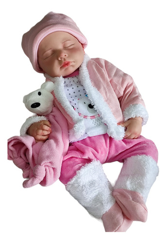 Bebe Reborn Original Cuerpo Completo Silicon Suave Realista