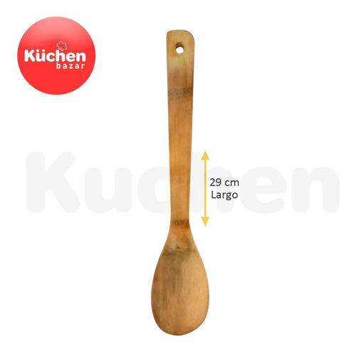 Imagen 2 de 9 de Cuchara De Madera Para Cocina Utensilios