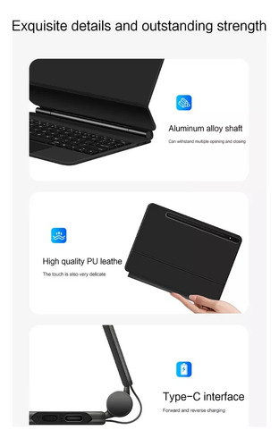 Teclado Magnético De Control De Suspensión Tab S9 De 11 PuLG