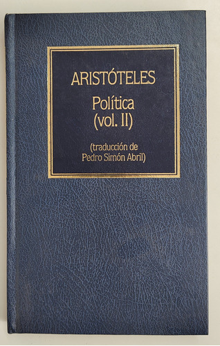 Aristóteles. Política, Vol. 2 - Hyspamerica