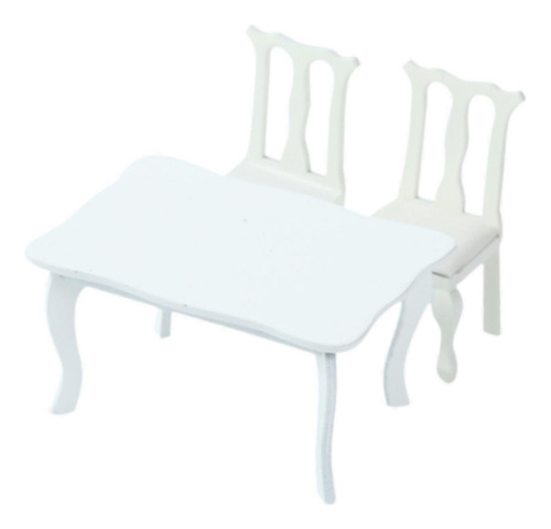 1:12 Juego De Mesa Y Silla De Casa De Muñecas, Manualidades