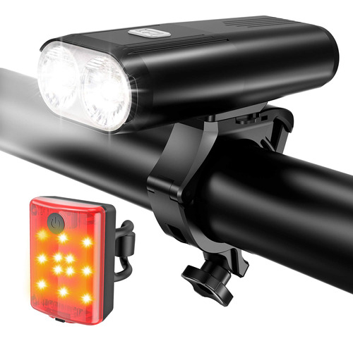 Luces Para Bicicleta, 800 Lmenes, Superbrillante, Usb, Recar