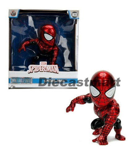 Spiderman Figura Metals 4 Pulgadas Die Cast Jada Metalfigs