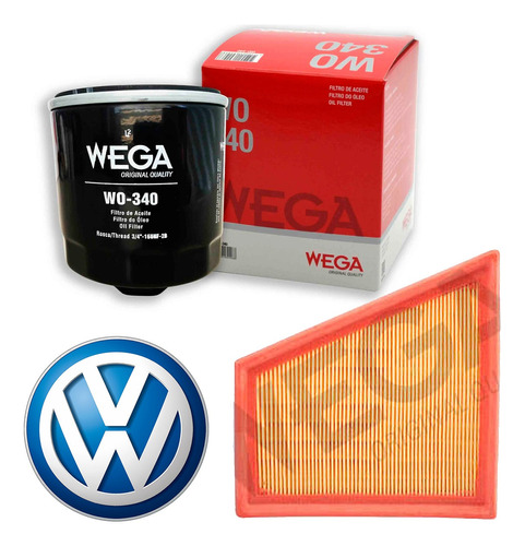 Kit Filtro Volkswagen Suran Gol Trend Saveiro Voyage Fox 1.6