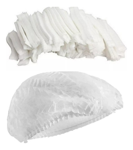 Cofia Gorro Desechable Plisado Paquete Con 100 Piezas
