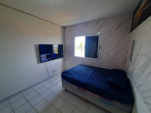 Apartamento Com Piscina De Frente Para O Praia Em Itanhaém Litoral Sul