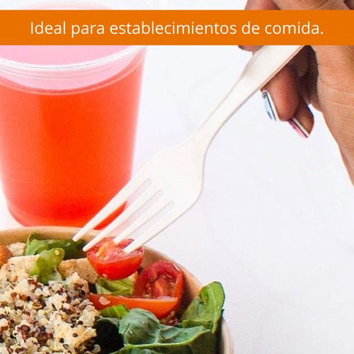 Tenedores Desechables 1000 Piezas Ecológicas