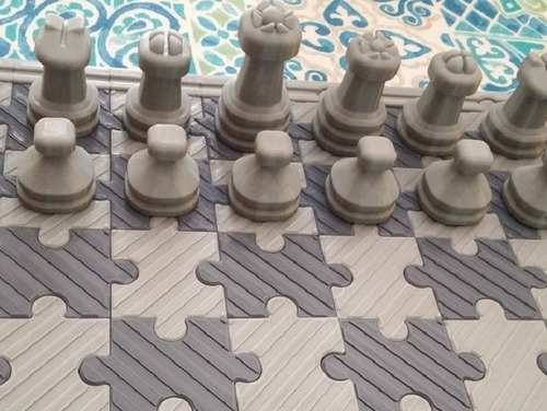 Imagem 7 de 9 de Jogo De Xadrez Customizado - Impressão 3d - Sem Tabuleiro