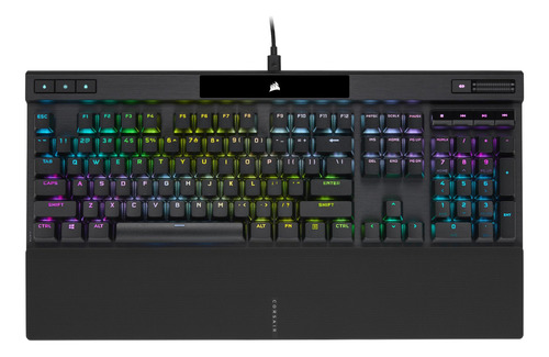 Teclado Corsair K70 Rgb Pro Cableado Mecánico Qwerty Negro