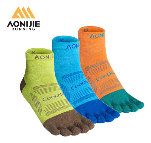 Calcetines Deportivos Unisex De Cinco Dedos Aonijie E4838, 3
