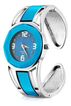 Comprar Reloj De Pulsera Para Mujer Eleoption Cuarzo Azul Claro