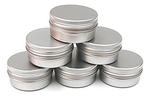 Ctkcom Screw Top Round Steel Tins,1/2-ounce, For Lip Balm, C