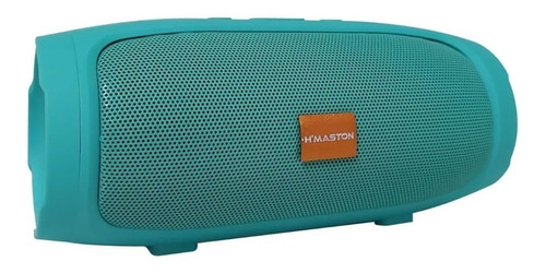 Alto-falante H'maston H007 portátil com bluetooth waterproof verde 