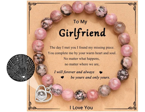 Pulsera Con La Inscripción «i Love You» De Girlfriend Gifts,