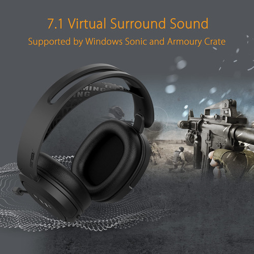 Auriculares Inalámbricos Asus Tuf Gaming H1 | Sonido Envolve