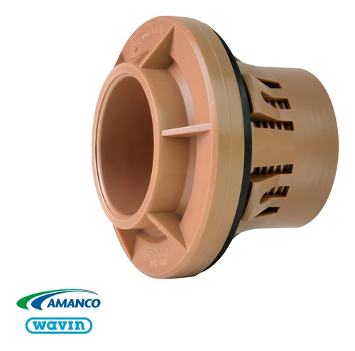 Adaptador Flange Marrom Conexão Click 20x1/2 Amanco