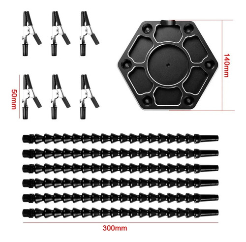 Soporte De Pcb Para Soldadura De Tercera Mano, 6 Brazos