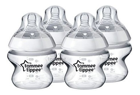 Biberon Tommee Tippee, 4 Unidades, Translucido