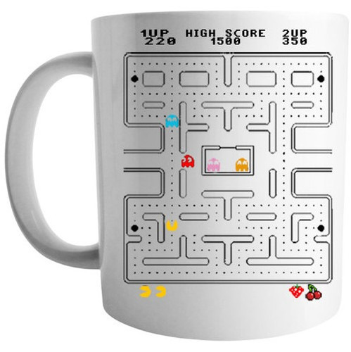 Mug Pocillo Pac Juegos Arcade Retro Man Q1