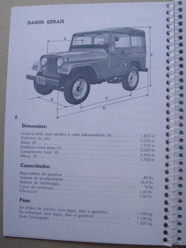 Manual Do Proprietário Jeep Willys 1968