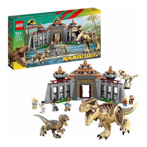 Lego Centro De Visitantes: T. Rex Y Ataque Del Raptor 76961