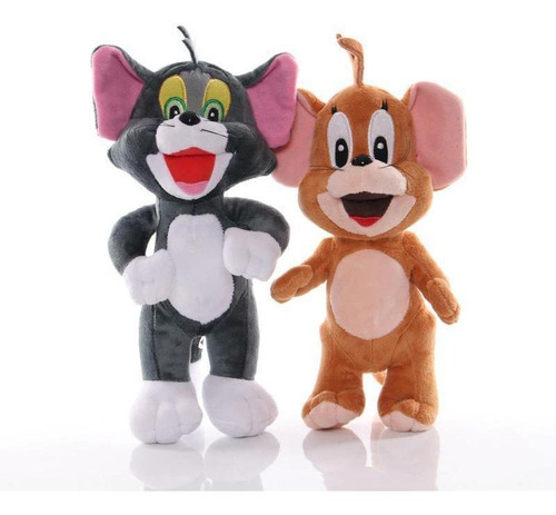 Conjunto Pelúcia Tom E Jerry Desenho Infantil