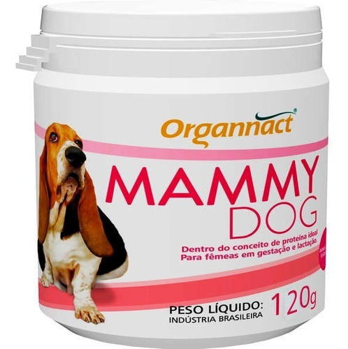 Imagem 1 de 1 de Suplemento Vitamínico Fêmea Prenhe Organnact Mammy Dog 120g
