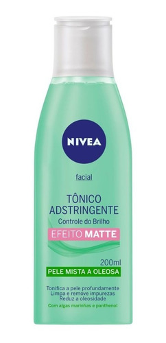 Tônico Adstringente Nivea Controle Do Brilho 200ml