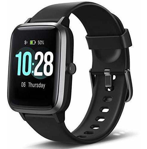 Imagen 1 de 7 de Smartwatch Reloj Inteligente, Con Monitor Cardíaco Negro