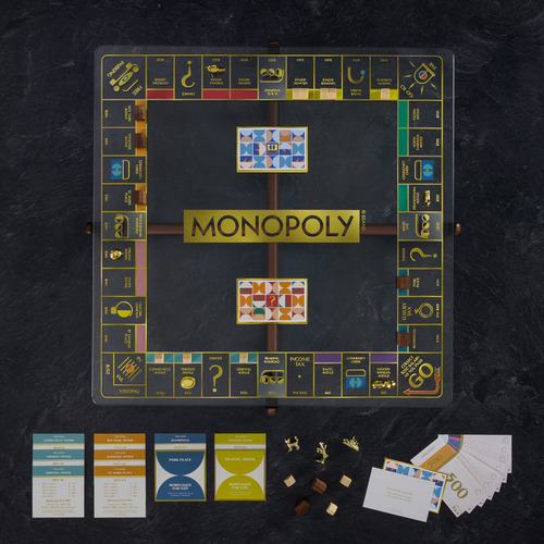 Juego De Mesa Monopoly Edición Vidrio Prisma De Ws Game