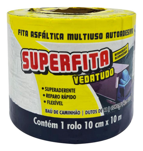 Fita Adesiva Multuso Superfita 10cx10m