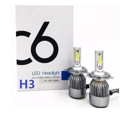 Ampolleta Led H3 C6 36w - Iluminación Potente