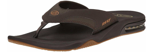 Reef Fanning - Sandalias Para Hombre, Marrn/ Goma, 12