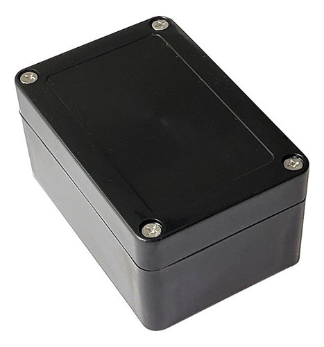 Caja Conexiones Gabinete Plastico Negro 10 X 6.8 X 5 Cm