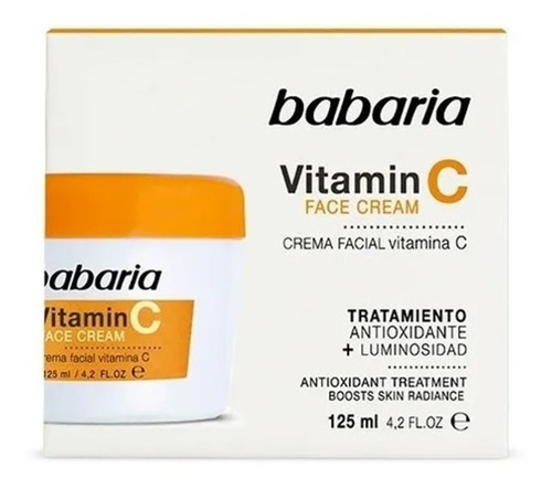 Babaria Crema Vitamina C 125ml - mL a $440