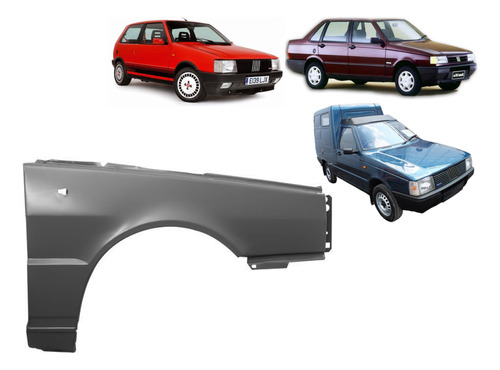 Guardabarro Fiat Uno 1992 1993 1994 1995 2001 Con Aguj Der