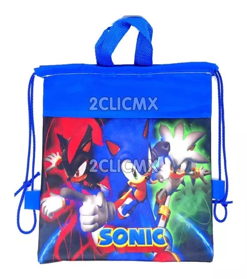 15 Bolsas Dulcero Costal Recuerdo Infantil Videojuegos Sonic