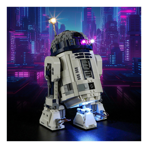 Luz Led Vaodest Para Lego R2-d2, Diseño Y Configuración Con