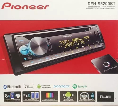 PIONEER RADIO PARA AUTO Pioneer BLUETOOTH FUNCIÓN COMANDO DE VOZ