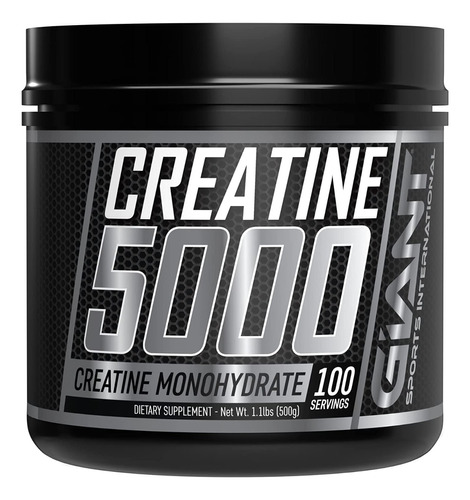 Giant Sports Creatina Monohidratada 5000mg / 500g / 100 Serv